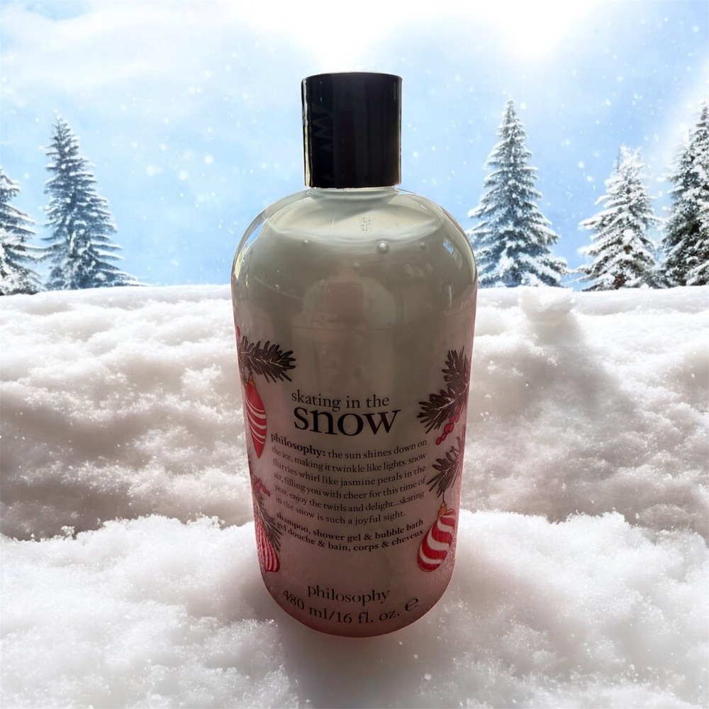 Philosophy Skating In‎ The Snow Shampoo Shower Gel Bubble Bath 16 oz